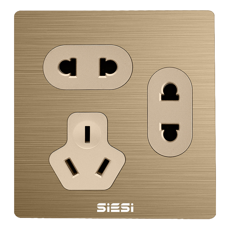 10A二二三极插座-V6富贵金-南宫体育照明官网