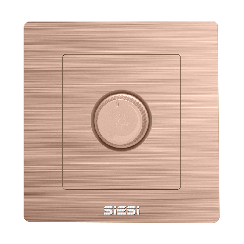 调光开关 250W/500W-V6玫瑰金-南宫体育照明官网